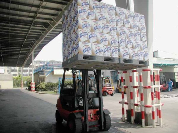 Single Double Pallet Handler Fit On Linde Forklift Use in Beverage industry